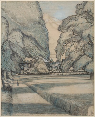 O caminho do pavão de Paul Nash