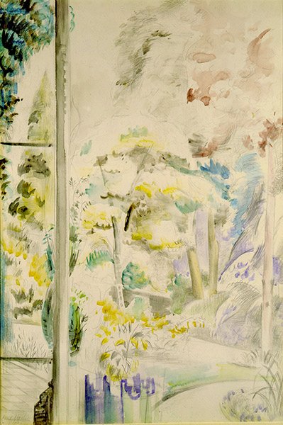 Vista de uma janela de Paul Nash