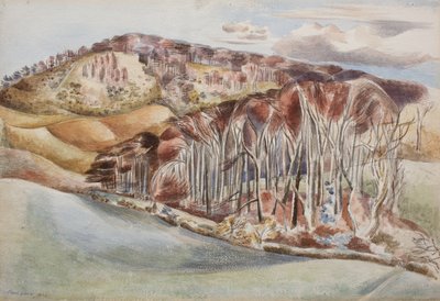 Madeira e colina de Paul Nash