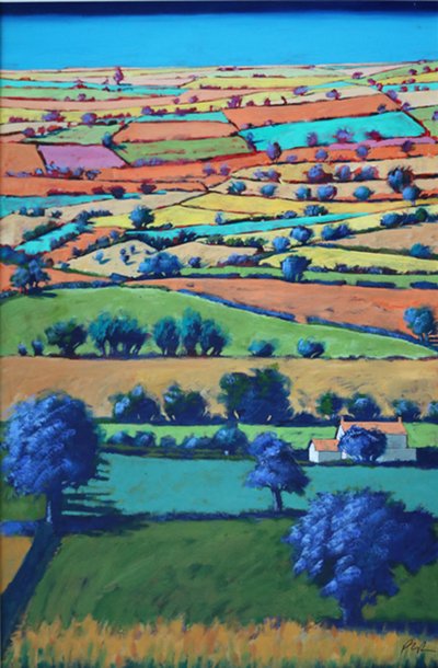 Devon II (acrílico a bordo) de Paul Powis