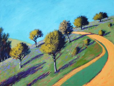 Malvern Spring, 2021 (acrílico sobre cartão) de Paul Powis