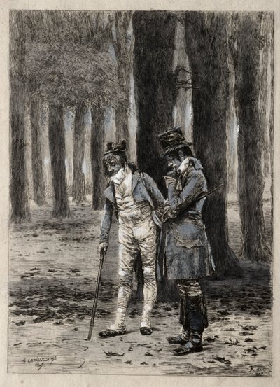 Estudo de duas figuras. de Paul Rajon