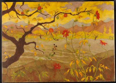 Macieira com frutas vermelhas, c.1902 de Paul Elie Ranson
