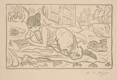 O Leitor Reclinado de Paul Elie Ranson