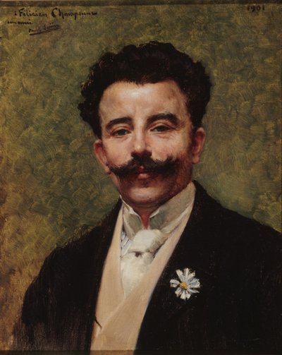Retrato de Felicien Champsaur 1859-1934, 1901. de Paul Saïn