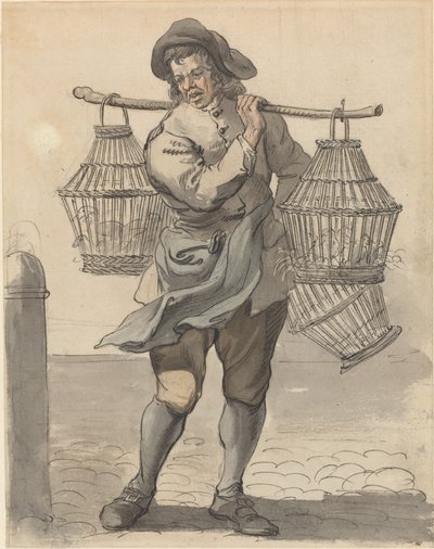 Um vendedor de aves de Paul Sandby