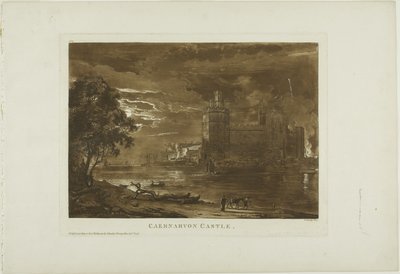 Castelo de Caernarvon de Paul Sandby