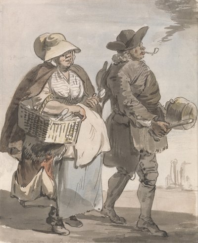 London Cries- Você quer alguma colher ... de Paul Sandby