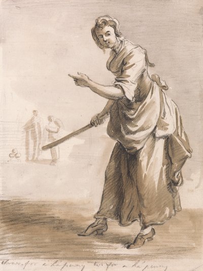 London Cries- Throws for a Ha&39;penny Have You a Ha&39;penny de Paul Sandby