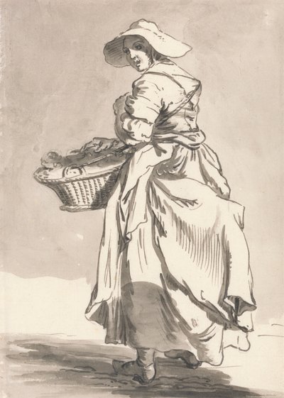 Londres Cries: Flores de Paul Sandby