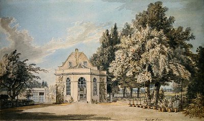 Rackett Lodge, Wandsworth (aguarela sobre lápis sobre papel) de Paul Sandby