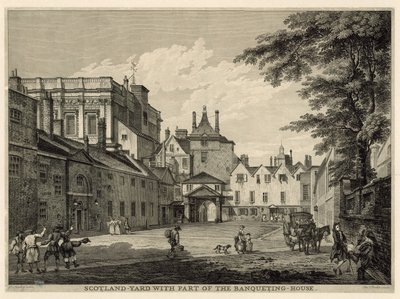 Scotland Yard com parte da Banqueting House de Paul Sandby