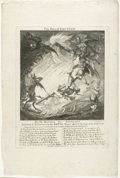 O fogo da facção de Paul Sandby