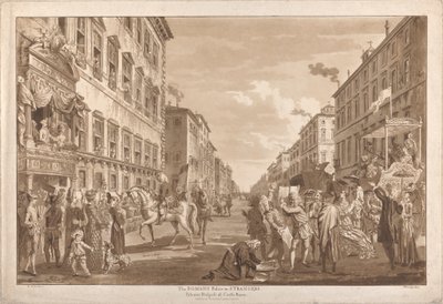 Os romanos educados para com os estranhos de Paul Sandby