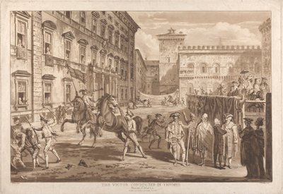 O Victor Conduzido em Triunfo de Paul Sandby