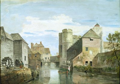 The Westgate, Canterbury (cor do corpo no papel) de Paul Sandby