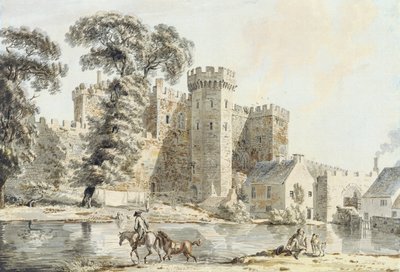 O portão sul do Castelo de Cardiff de Paul Sandby