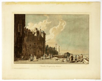 Windsor Terrace olhando para o oeste de Paul Sandby