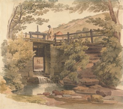 O Portão da Eclusa perto de Slough de Paul Sandby Munn