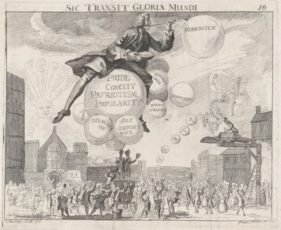 Assim passa a Glória do Mundo, ca. 1762., c. 1762 de Paul Sandwich
