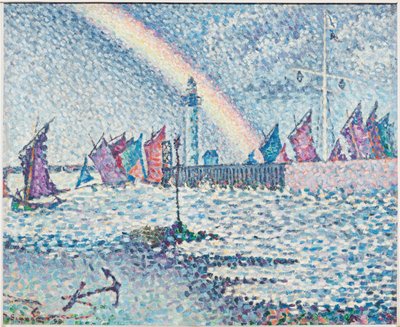 Entrada no Porto de Honfleur de Paul Signac