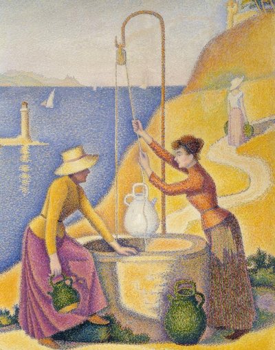 Mulheres no poço (Opus 238) de Paul Signac