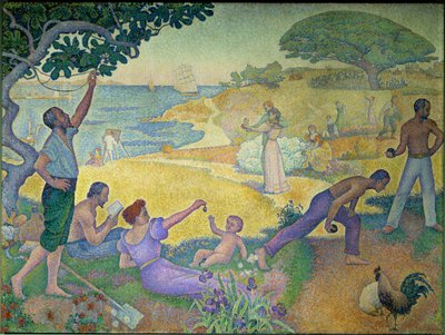 No Tempo da Harmonia. A Idade de Ouro não está no Passado, está no Futuro, 1896. de Paul Signac