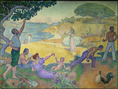 Na era da harmonia (pintura sobre tela) de Paul Signac