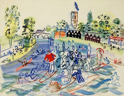 O porto de La Rochelle, 1927 de Paul Signac