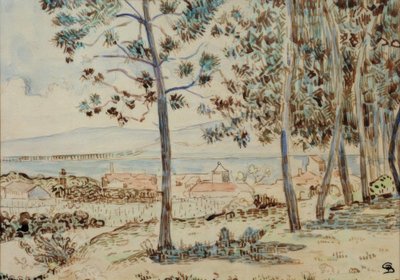 A catedral em Quimperle de Paul Signac