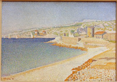 O cais de Cassis (Opus 198) de Paul Signac