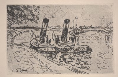 A ponte das artes de Paul Signac