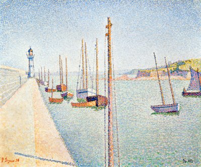 Portrieux, Bretanha, 1888 de Paul Signac