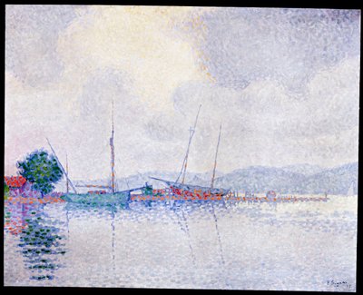 Saint-Tropez, depois da tempestade, 1895 de Paul Signac