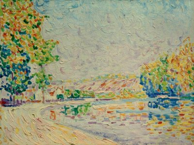 Samois, Estudo No. 8 de Paul Signac