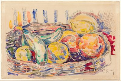 Ainda vida, c.1918-1920 de Paul Signac