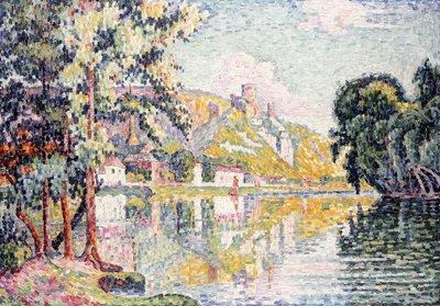 Os Andelys, Gaillard Chateau, 1921 de Paul Signac