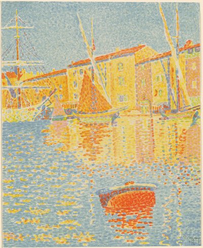 A Bóia (La bouée) de Paul Signac