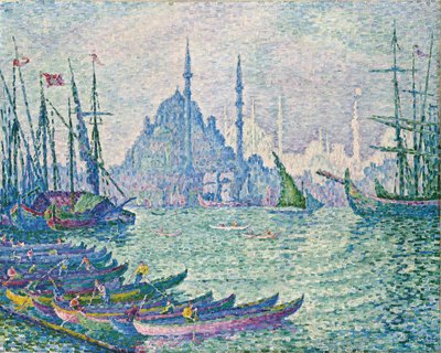 The Golden Horn, Minarets - Signac, Paul (1863-1935) - 1907 - Óleo sobre tela - 73x92,5 - Coleção Privada de Paul Signac