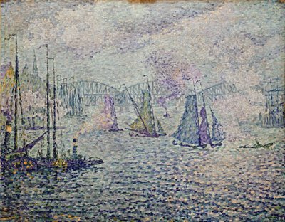 O porto de Rotterdam de Paul Signac