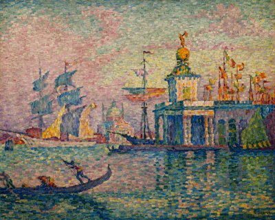 Veneza - A Alfândega; Veneza - Alfândega no mar, 1908 de Paul Signac