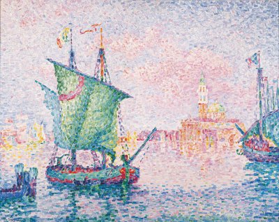 Veneza, a nuvem rosa, 1909 de Paul Signac