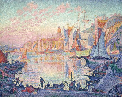 O porto de Saint-Tropez de Paul Signac