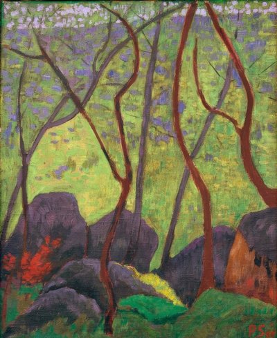 Rochas na floresta de Huelgoat de Paul Sérusier