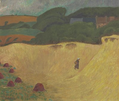 A praia de Les Grands Sables em Le Pouldu, 1890 de Paul Sérusier