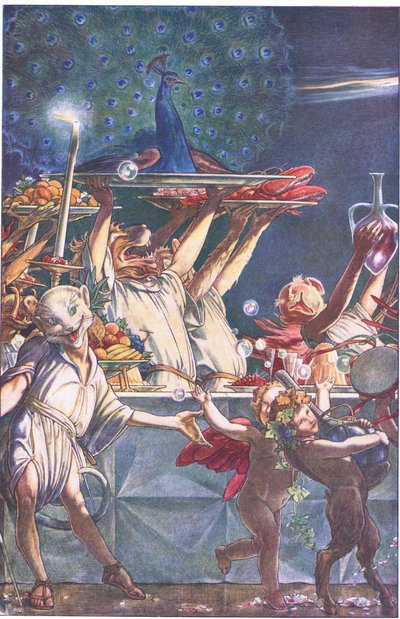 Dê-nos guardas gentis, céus! -Quais foram esses , ilustração de The Tempest, 1908 de Paul Vincent Woodroffe