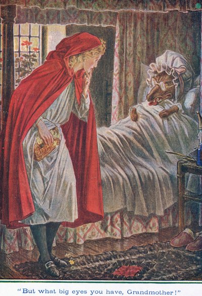 &39;Que olhos grandes você tem, avó&39;, Chapeuzinho Vermelho, 1925 de Paul Vincent Woodroffe