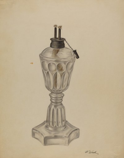 Lâmpada de canfeno de Paul Ward