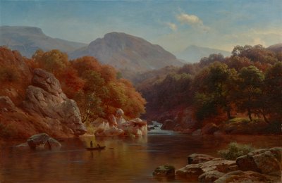 Paisagem da Pensilvânia 1862 (Óleo sobre tela) de Paul Weber