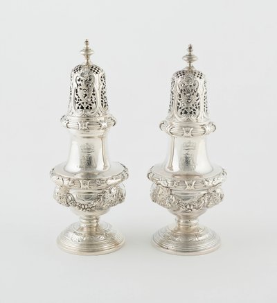 Par de rodízios, Londres, 173243. de Paul de Lamerie